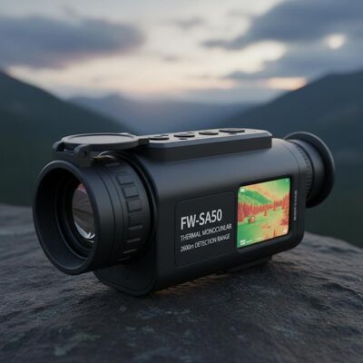 FW-SA50 Thermal Monocular with 2600m Detection Distance, 1280×1024 HD Thermal Imaging Resolution, and 50mm F1.0 Lens for Outdoor Use